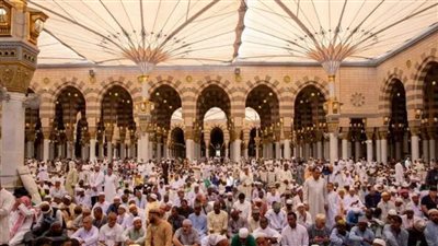 5 وسائل لوقاية ضيوف الرحمن من حرارة الصيف بالمسجد النبوي وساحاته