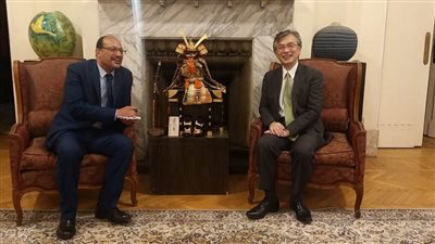 السفير الياباني بالقاهرة يبحث مع جمعية كتاب البيئة والتنمية سبل التعاون لدعم خطط التنمية المستدامة