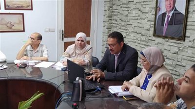 سلومة يتابع غرفة العمليات الرئيسية لماراثون امتحانات الثانوية العامة فى يومه الرابع