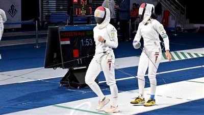 آية حسين تضمن ميدالية في سيف المبارزة ببطولة إفريقيا للسلاح