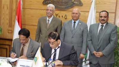 بروتوكول تعاون بين كليتي التربية النوعية بجامعتي بنها والمنوفية 