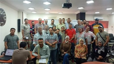مياه كفرالشيخ: تدريب 900 محصل وقارئ و250 مراجعًا على برنامج check point 365  