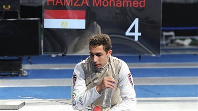 محمد حمزة يتوج بذهبية سلاح الشيش ببطولة إفريقيا للمبارزة