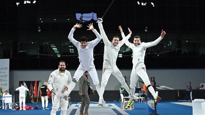 مصر تتوج بثلاث ميداليات ذهبية في منافسات الفرق ببطولة إفريقيا للسلاح