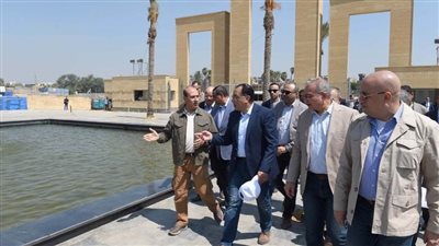 رئيس الوزراء يتابع سير العمل بمشروع تطوير حدائق الفسطاط
