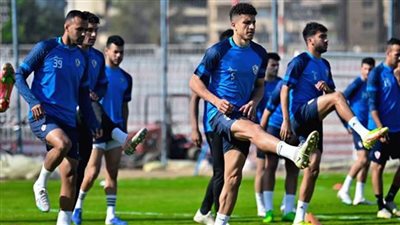 تدريبات استشفائية للاعبي الزمالك المشاركين أمام فاركو 