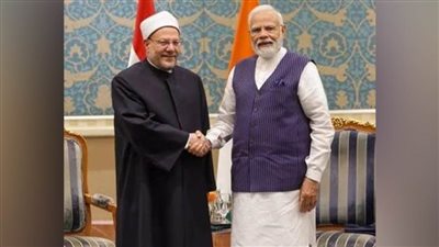 رئيس وزراء الهند: تشرفت بالمناقشات الثرية مع المفتي حول الروابط الثقافية والشعبية بين البلدين