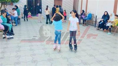 مهرجان الإسكيت للشباب والفتيات بمركز شباب بيلا ضمن فعاليات العيد أحلى