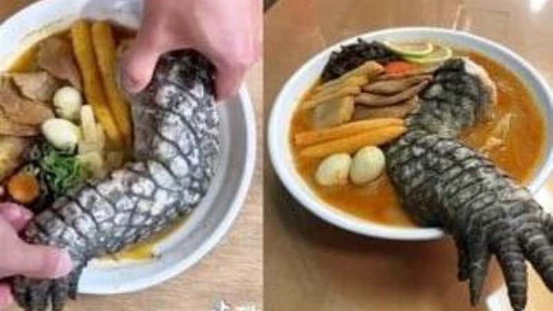 طبق أقدام التماسيح