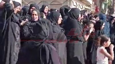 جنازة عروس فاقوس ضحية الحادث الأليم بالشرقية 