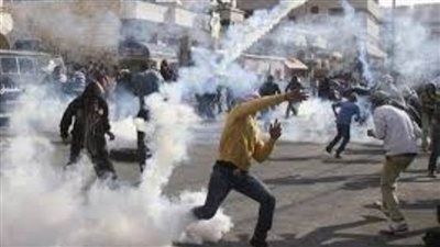 مواجهات بين الفلسطينيين والاحتلال الإسرائيلي في مناطق متفرقة برام الله