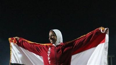 إسراء عويس تحقق ذهبية الوثب الطويل بدورة الألعاب العربية 