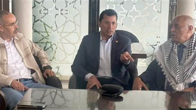 صبحي يلتقي رئيس المجلس الأعلى للشباب والرياضة الفلسطيني 