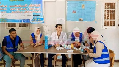 قافلة طبية بمركز شباب المنشلين بكفر الشيخ 
