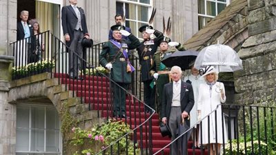 اسكتلندا.. تتويج الملك تشارلز الثالث والملكة كاميلا في قلعة إدنبرة