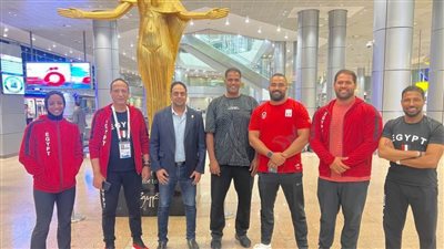 بعثة ألعاب القوى تصل القاهرة بذهبيات دورة الألعاب العربية بالجزائر