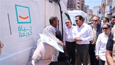 وزير الصحة يتفقد «100 يوم صحة» بالقباري ويشيد بمؤشرات الآداء