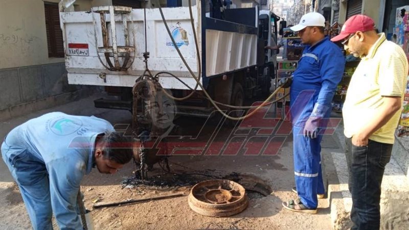 تطهير خطوط الصرف