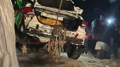 التصريح بدفن 3 جثامين ضحايا حادث انقلاب سيارة زفة بالشرقية