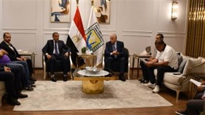 محافظ جنوب سيناء يبحث سبل تنفيذ مشروع تطوير ميناء أبو زنيمة البحري