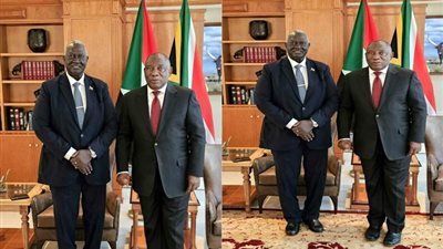 عاجل.. الـرئيس الجنوب إفريقي و