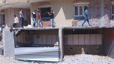 حملات لإزالة مخالفات البناء واسترداد الأراضي بمدينة أكتوبر والسادات