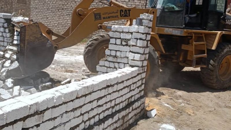 ازالة التعديات بالواسطى