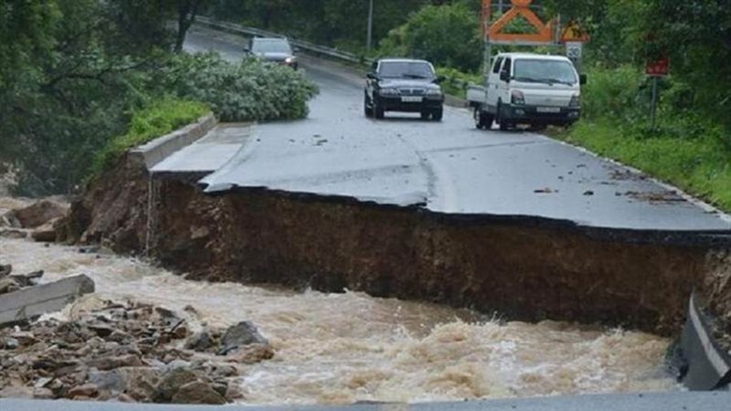 فيضانات في كوريا