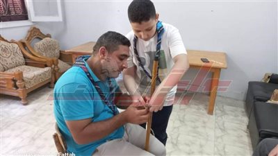 النشاط الكشفي لأعضاء مركز تنمية إبداع قادرون باختلاف بسيدى سالم