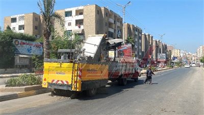 حملات مكبرة لرفع مخلفات القمامة بكفر الشيخ