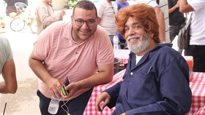 بالصور.. سليمان عيد يلتقي هالة فاخر في الليلة كبيرة 