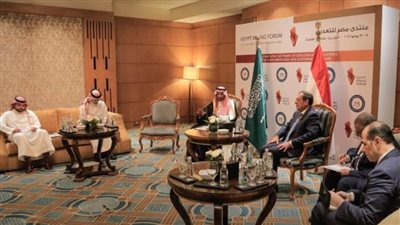 وزير البترول والثروة المعدنية يلتقي وزير الصناعة والثروة المعدنية السعودي