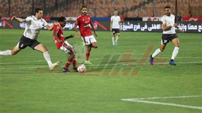 التعادل السلبي يسيطر على أحداث الشوط الأول لمباراة الأهلي وحرس الحدود بالدوري