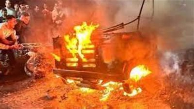 مصرع شخصين حرقا بمنيا القمح