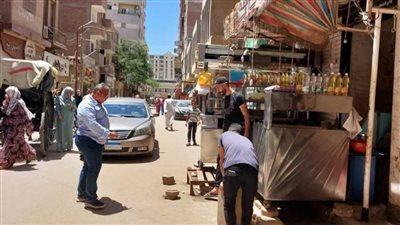 ضبط 32 مخالفة متنوعة خلال حملة مكبرة للإشغالات في مركزين بالمنيا