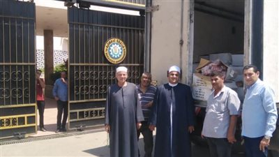 وكيل وزارة الأوقاف بالدقهلية يتسلم الدفعة 28 من لحوم الأضاحي