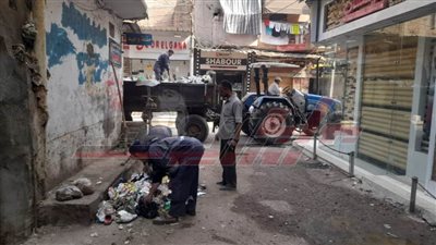 رفع 240 طن قمامة و20 طن أتربة بكفر الشيخ