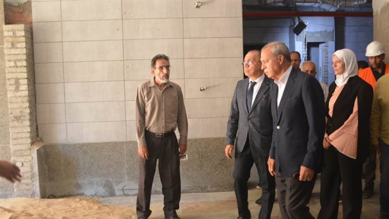 تفقد الأعمال بمستشفى