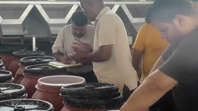 ضبط مصنع بدون ترخيص