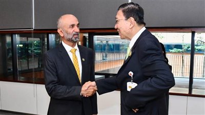 رئيس المجلس العالمي لتسامح والسلام يبحث سبل التعاون مع رئيس مجلس الشيوخ التايلندي