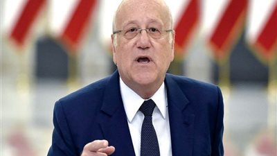 ميقاتي: قرار البرلمان الأوروبي بشأن اللاجئين السوريين بلبنان انتهاك واضح للسيادة