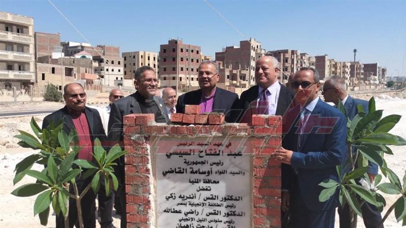 وضع حجر الأساس لكنيستين