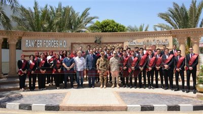 جامعة كفر الشيخ تنظم زيارة ميدانية لقيادة قوات الصاعقة المصرية