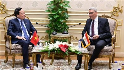 المستشار أحمد سعد الدين وكيل أول مجلس النواب يلتقي نائب رئيس وزراء فيتنام