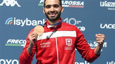 زياد السيسي: لحظة الفوز بالميدالية لا توصف ووجود زوجتي كان حافزا لتحقيق الإنجاز