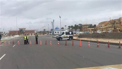 تحويلات مرورية لاستكمال تنفيذ أعمال القطار الكهربائي السريع وتطوير طريق 