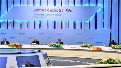 الرئيس السيسي يشارك اجتماع بوتين والقادة الافارقة لمناقشة المبادرة الافريقية 