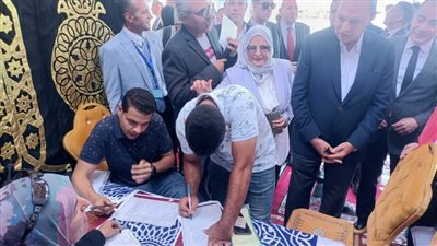محافظ القليوبية يفتتح ملتقى توظيف لتوفير 2548 فرصة عمل بشبرا الخيمة