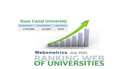 جامعة القناة تشهد تقدمًا ملحوظًا في تصنيف ويبمتريكس للجامعات العالمية