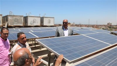 تحويل مبنى ديوان عام مديرية التعليم ببني سويف للعمل باستخدام الطاقة الشمسية